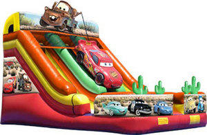 21 Foot Cars Dual Lane Slide 21 Foot Cars Dual Lane Slide